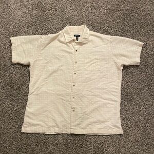 Van Huesen Men’s Cream Shirt L